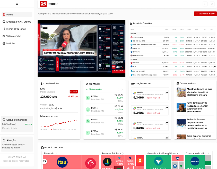 CNN Brasil Stocks Light CNN Brasil Stocks Light