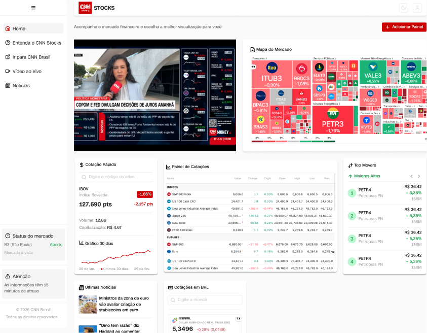 CNN Brasil Stocks Light CNN Brasil Stocks Light